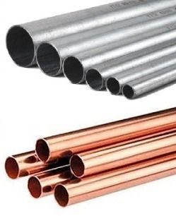 Металлические водопроводные трубы